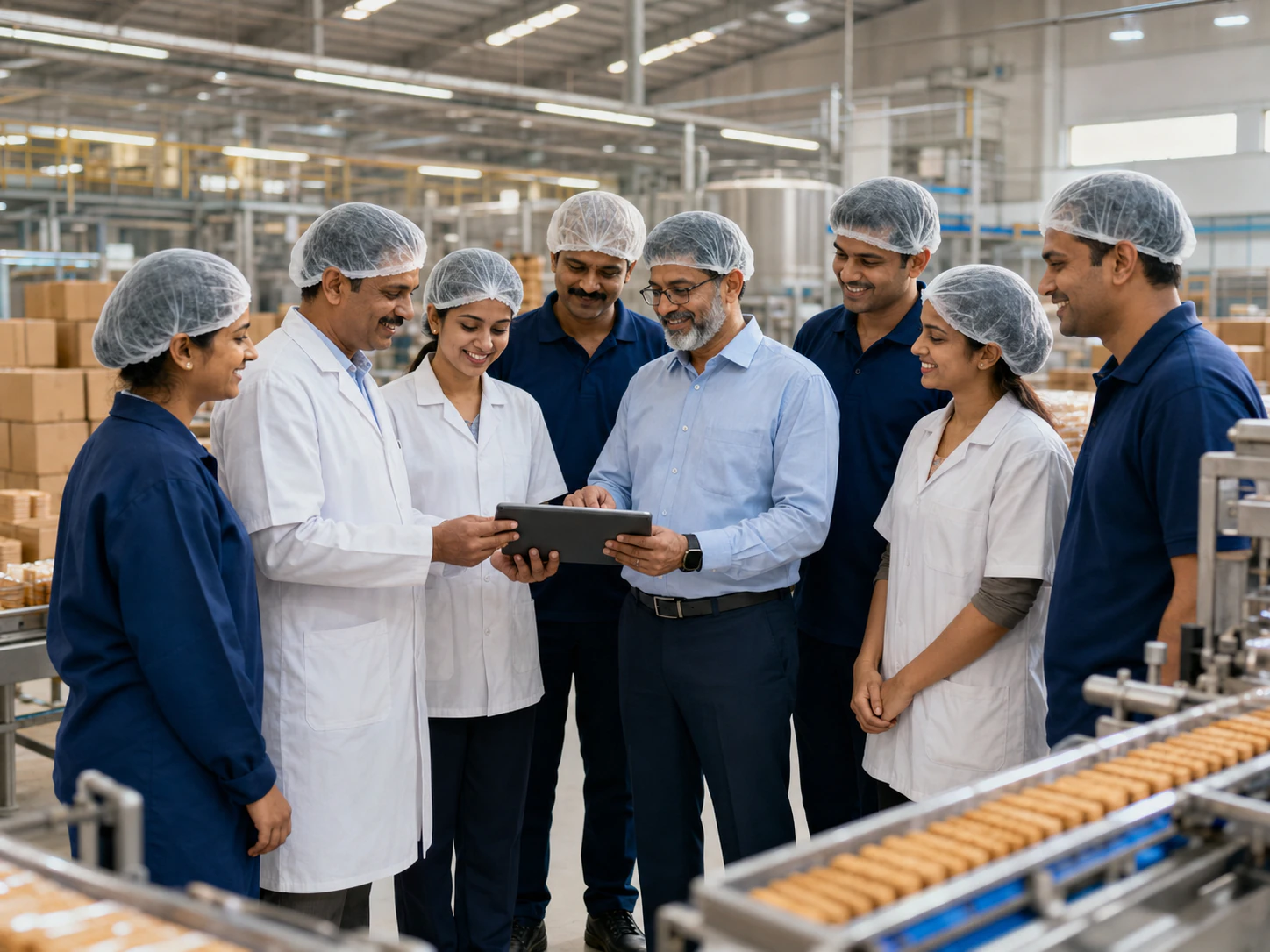 The Craze Biscuits team at work