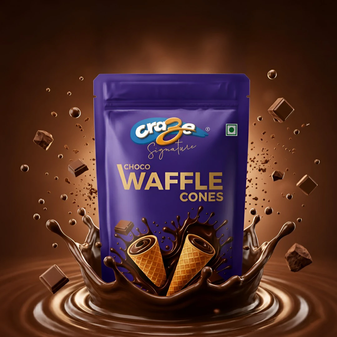 Craze Choco Waffle Cones