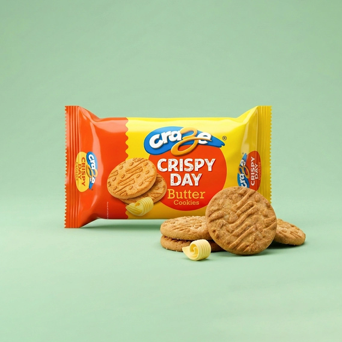 Craze Crispy Day Butter Cookies